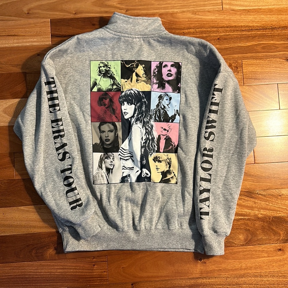NEW Official Merch Taylor Swift Eras Tour Quarter Zip Pullover - Size XS